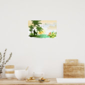 Poster Thème Surfer (Cuisine)