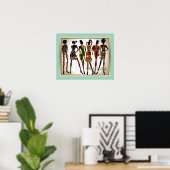 Poster Thèmes culturels dans l'art (Bureau à domicile)