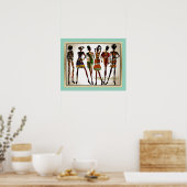 Poster Thèmes culturels dans l'art (Cuisine)