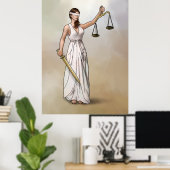 Poster Themis - Lady Justice (Bureau à domicile)