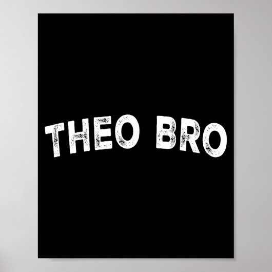 Poster Theo Bro (Devant)