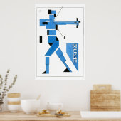 Poster Theo van Doesburg Archer De Stijl (Cuisine)