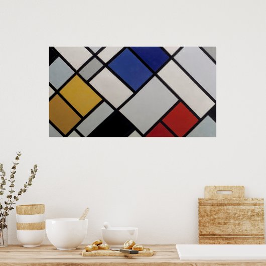 Poster Theo van Doesburg Contra-Composition XVI (Cuisine)