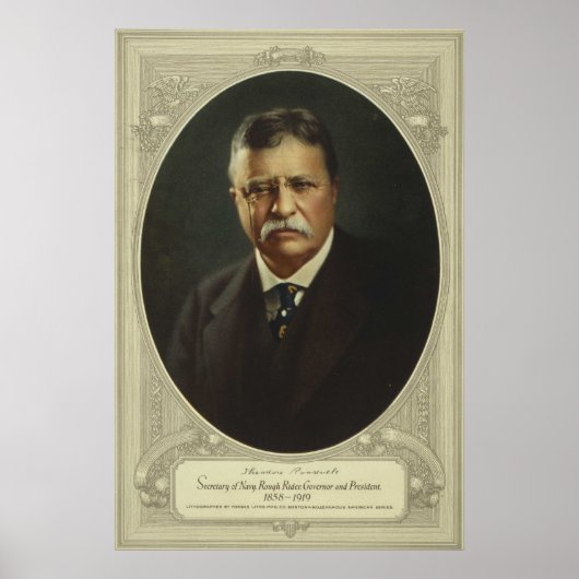 Poster Theodore Roosevelt (Devant)