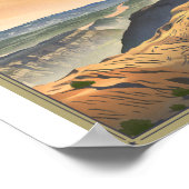 Poster Théodore Roosevelt Parc national Litho (Coin)