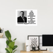 Poster Theodore Roosevelt Stand Government Plutocracy Mob (Bureau à domicile)