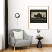 Poster Théophile Steinlen, Chat Noir Arrière