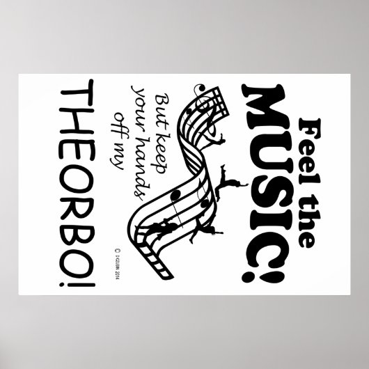 Poster Theorbo Sent La Musique (Devant)