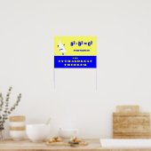 Poster Théorème de Pythagore (Cuisine)