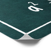 Poster Théorème Pythagore (Coin)