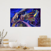 Poster Théorie de la guitare 6 (Cuisine)