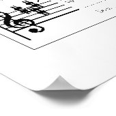 Poster Théorie de la musique (Coin)