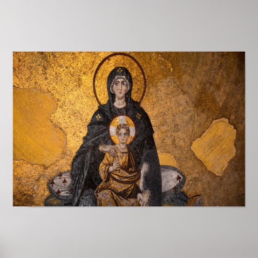 Poster Theotokos, Marie, mère de Jésus (Devant)