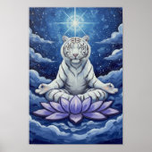 Poster ThePath2Peace:ZenWhiteTiger (Devant)
