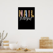 Poster Thérapeute à ongles Salon Nail Tech Nail (Cuisine)