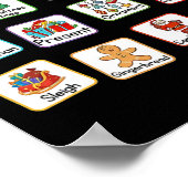 Poster Thérapeute de la parole joyeuse et brillante AAC S (Coin)