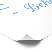 Poster Thérapeutique comportementale esthétique bleue (Coin)