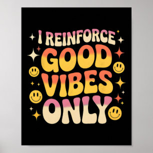 Poster Thérapie Aby Drôle Bonnes Vibrations Analystes de