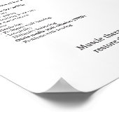 Poster Thérapie de massage musculaire pour l'otite (Coin)