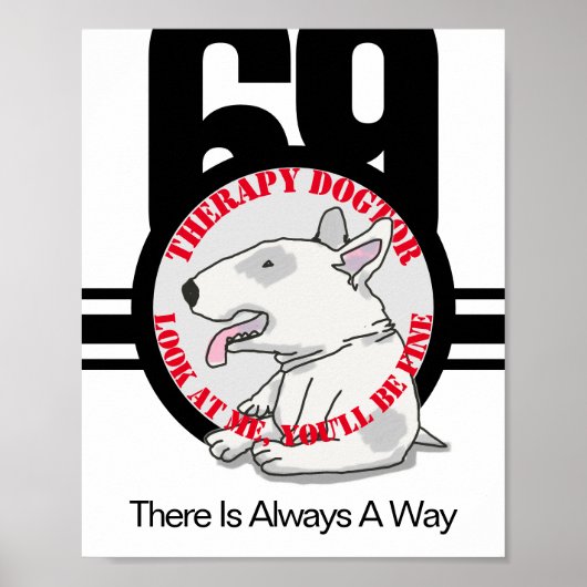 Poster Thérapie Dogtor Doodle Art (Devant)