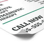 Poster Thérapie familiale Conception Psychothérapeute Thé (Coin)