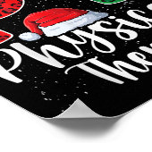 Poster Thérapie physique Noël Thérapeute de papi de Noël (Coin)