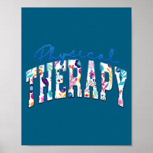 Poster Thérapie physique pédiatrique mignonne, thérapeute