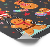 Poster Thérapie physique rétro Pain d'épices Noël Pt Fu (Coin)