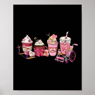 Poster Thérapie physique Saint-Valentin Pt Fuel Café Phys