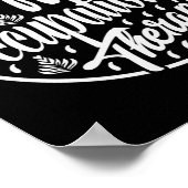 Poster Thérapie professionnelle du café OT Thérapiste (Coin)