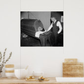 Poster Thérapie pulmonaire en fer, années 1930 (Cuisine)