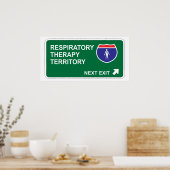 Poster Thérapie respiratoire Prochaine sortie (Cuisine)