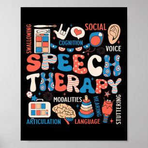 Poster Thérapie vocale Juillet 4 Slp Slpa Pathologie voca