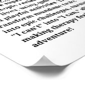 Poster Thérapiste (Coin)