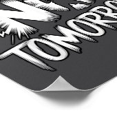 Poster There Is No Tomorrow Motivational Boxing Insration (Coin)