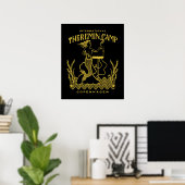 Poster Thérèmermaid dorée (Bureau à domicile)