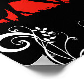 Poster THERESA en rouge (Coin)