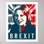Poster Theresa May Brexit - (Devant)