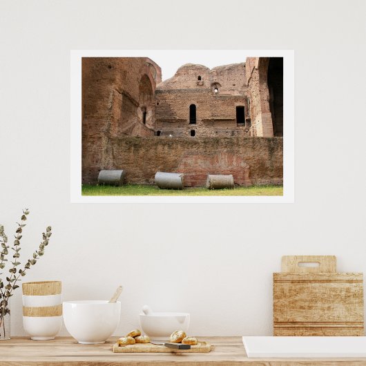 Poster Thermes de Caracalla (Cuisine)