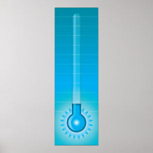 Poster Thermomètre de but