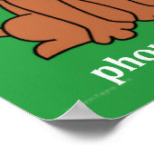 Poster Thermomètre de collecte de fonds pour cause de chi (Coin)