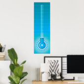 Poster Thermomètre Objectif (Bureau à domicile)