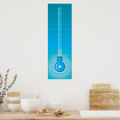 Poster Thermomètre Objectif (Cuisine)