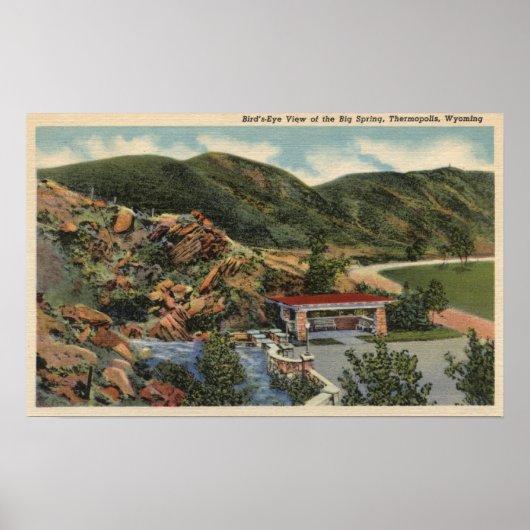 Poster Thermopole, Wyoming (Devant)