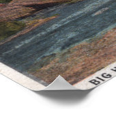 Poster Thermopolis, WY - Big Horn Hot Springs View (Coin)