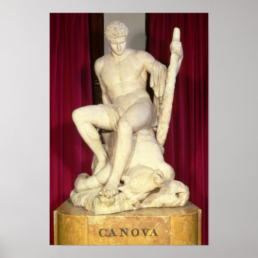 Poster Thésée et le Minotaure, 1782 (Devant)