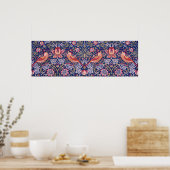 Poster Thief de fraises par William Morris (Cuisine)