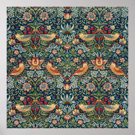 Poster Thief de fraises par William Morris (Devant)