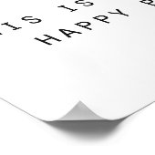 Poster thiis my happy place moy design (Coin)