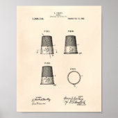 Poster Thimble 1921 Brevet Art Vieux Poivre (Devant)